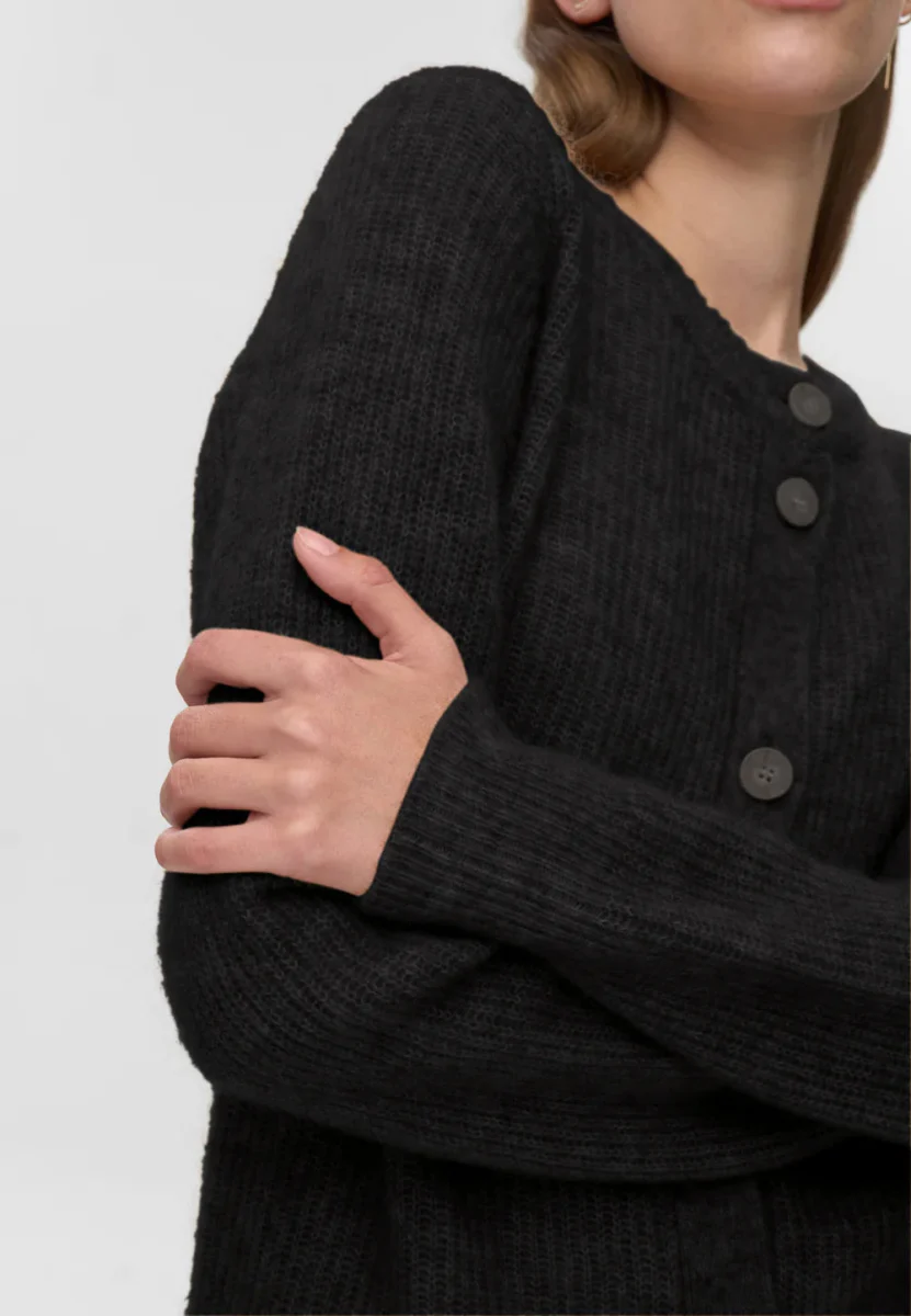 Cardigan Kora Minimum Noir SOLDE - Vente Finale - Image 6