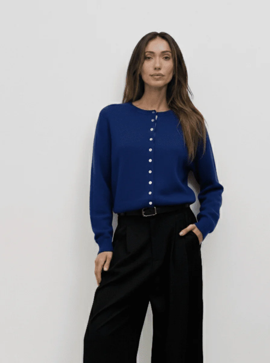 Cardigan Malin Bleu All Row