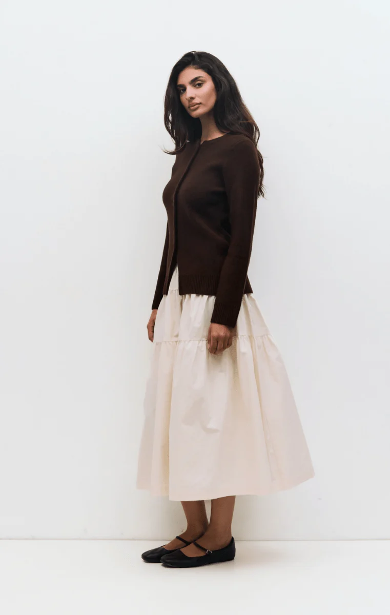 Cardigan Priya Mod Ref Brun - Image 3