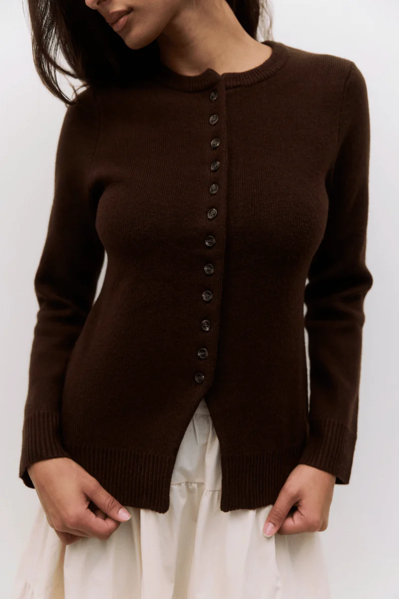Cardigan Priya Mod Ref Brun - Image 5