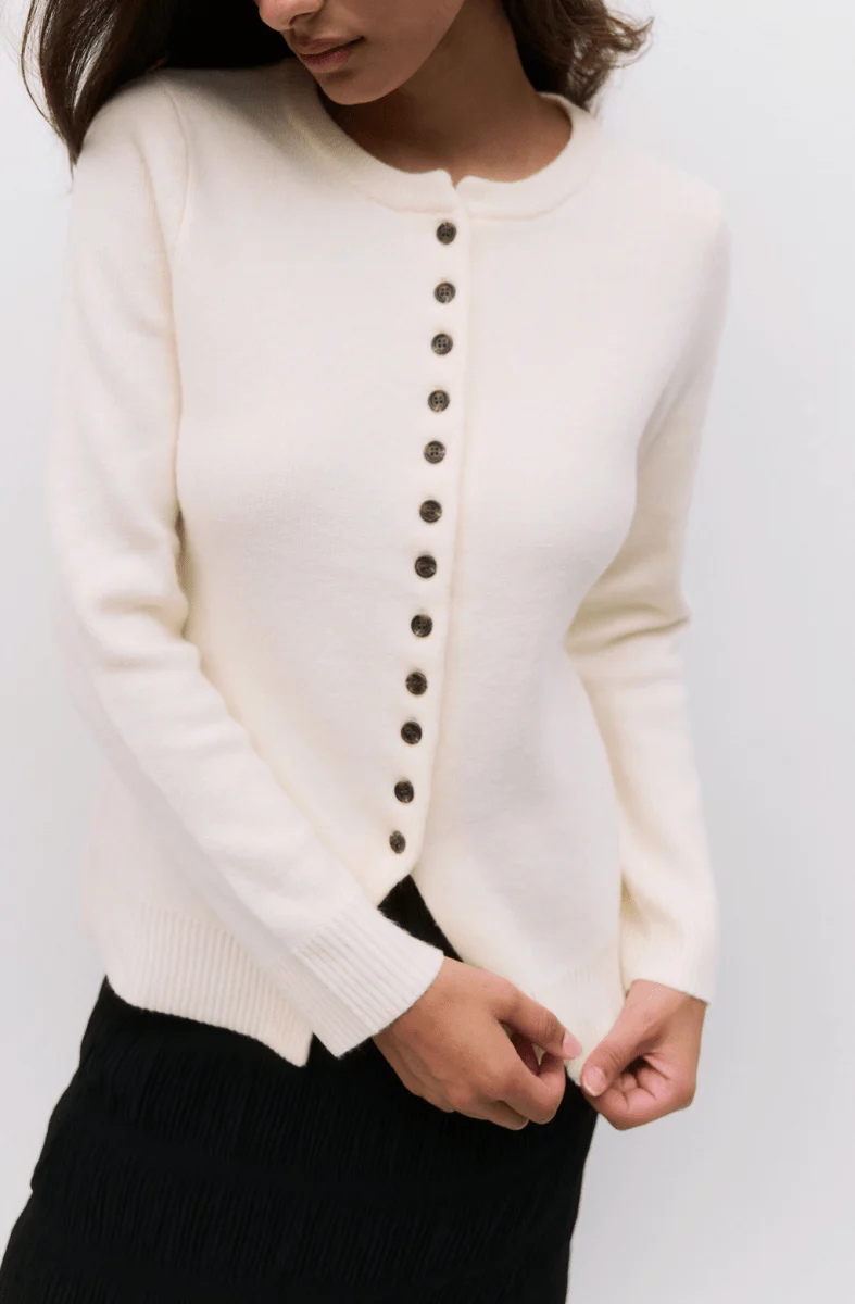 Cardigan Priya Mod Ref Crème - Image 3