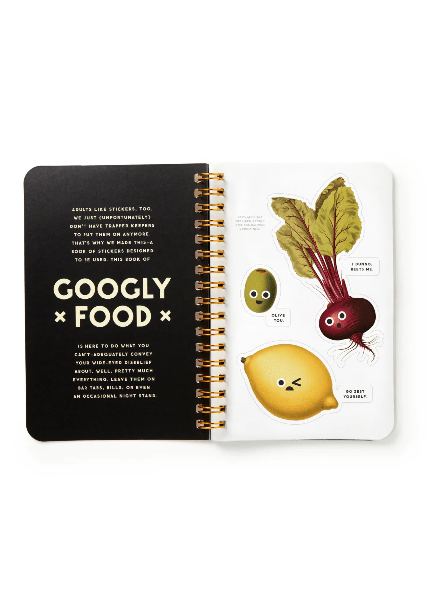 Carnet d'Autocollants Googly Food Chronicle Books - Image 3