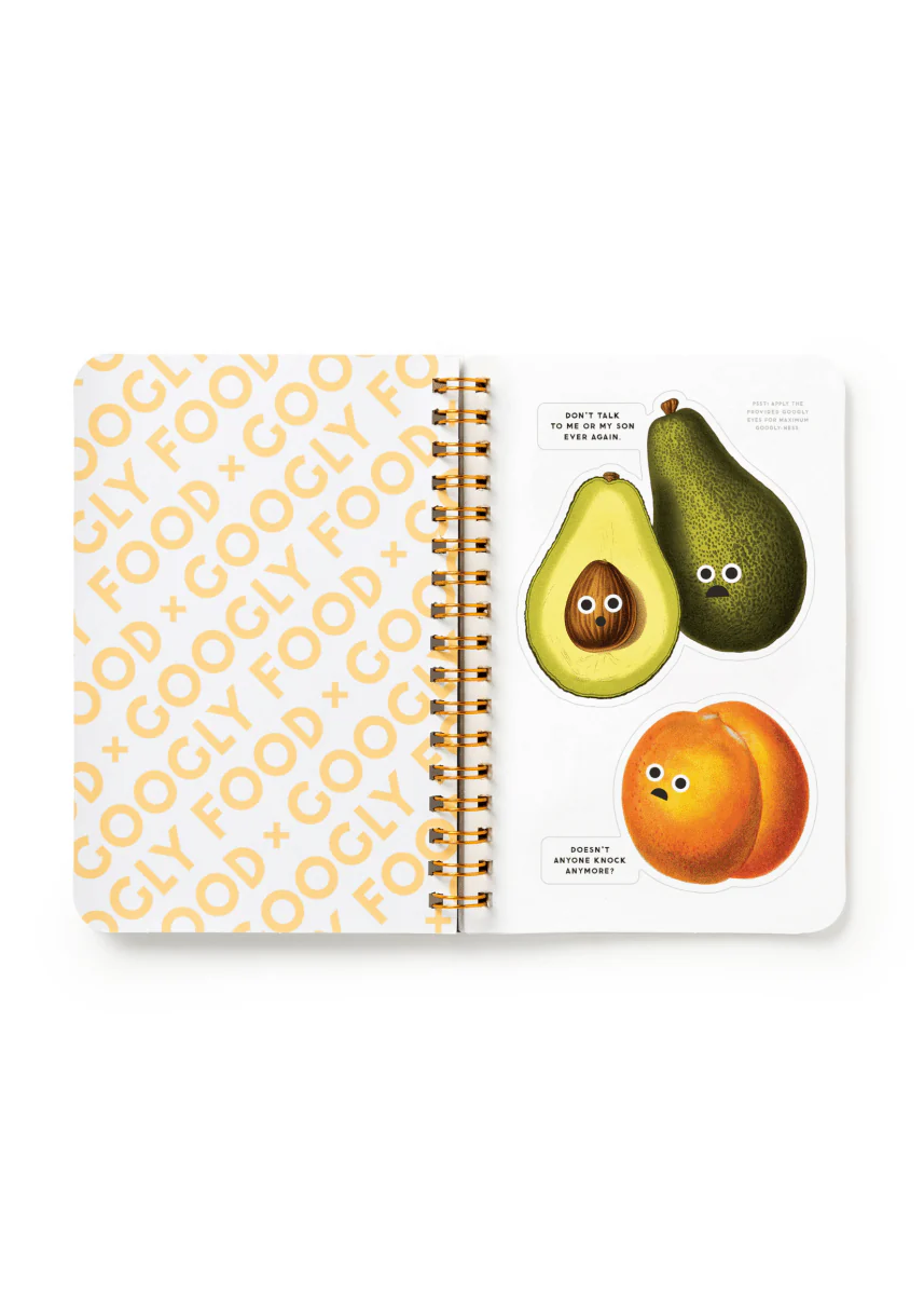 Carnet d'Autocollants Googly Food Chronicle Books - Image 5
