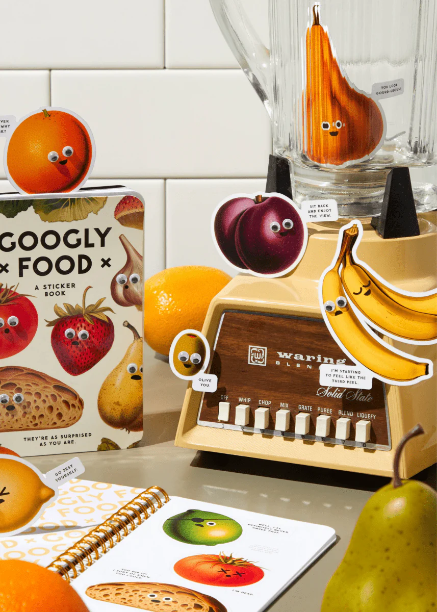 Carnet d'Autocollants Googly Food Chronicle Books - Image 7