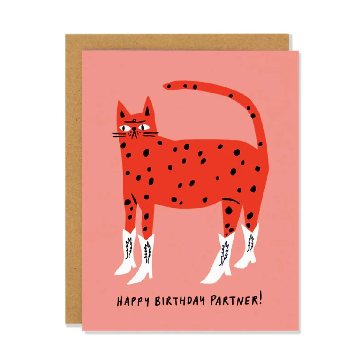 Carte de Souhaits Cowboy Kitty Badger & Burke