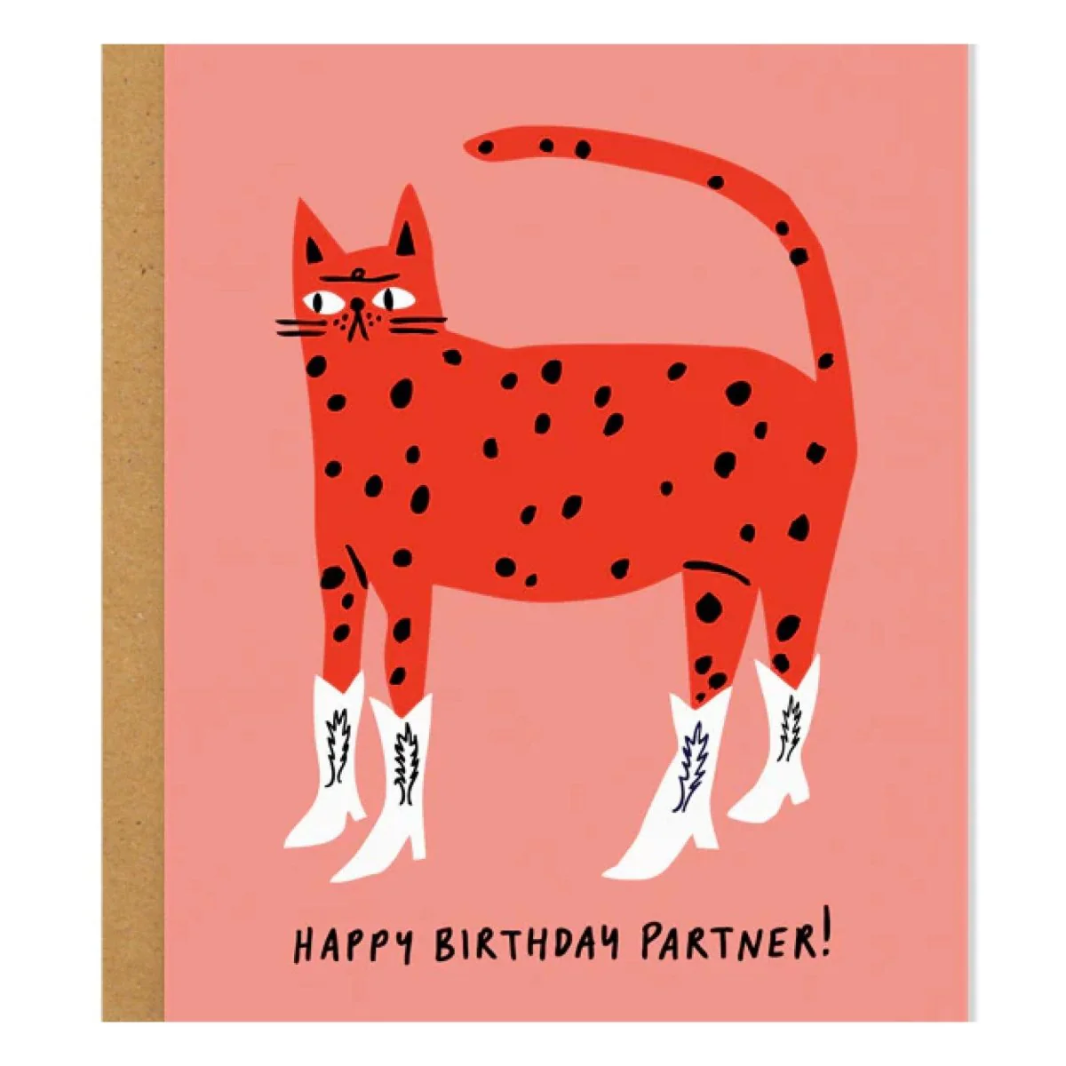 Carte de Souhaits Cowboy Kitty Badger & Burke - Image 2