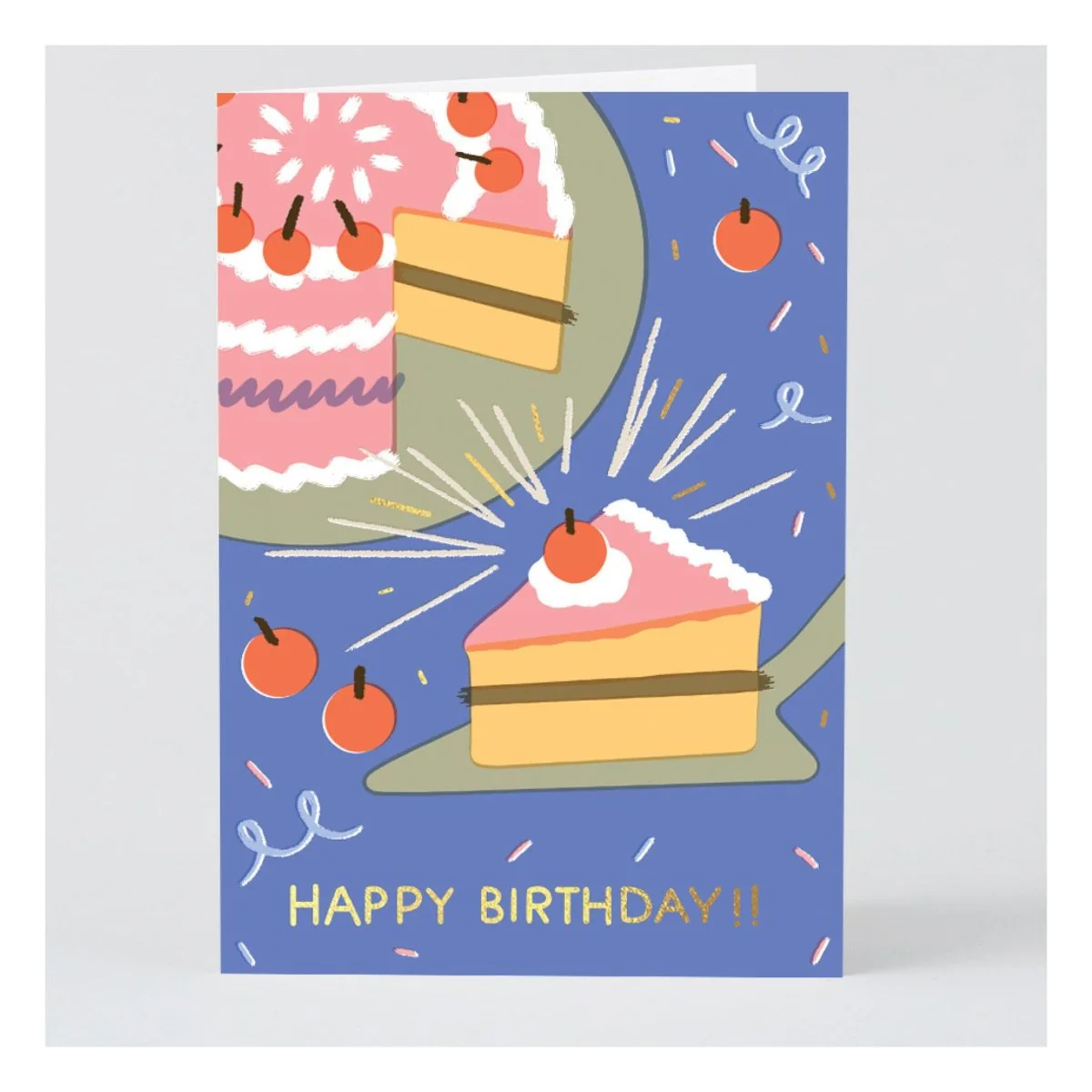 Carte de Souhaits Birthday Slice WRAP - Image 2