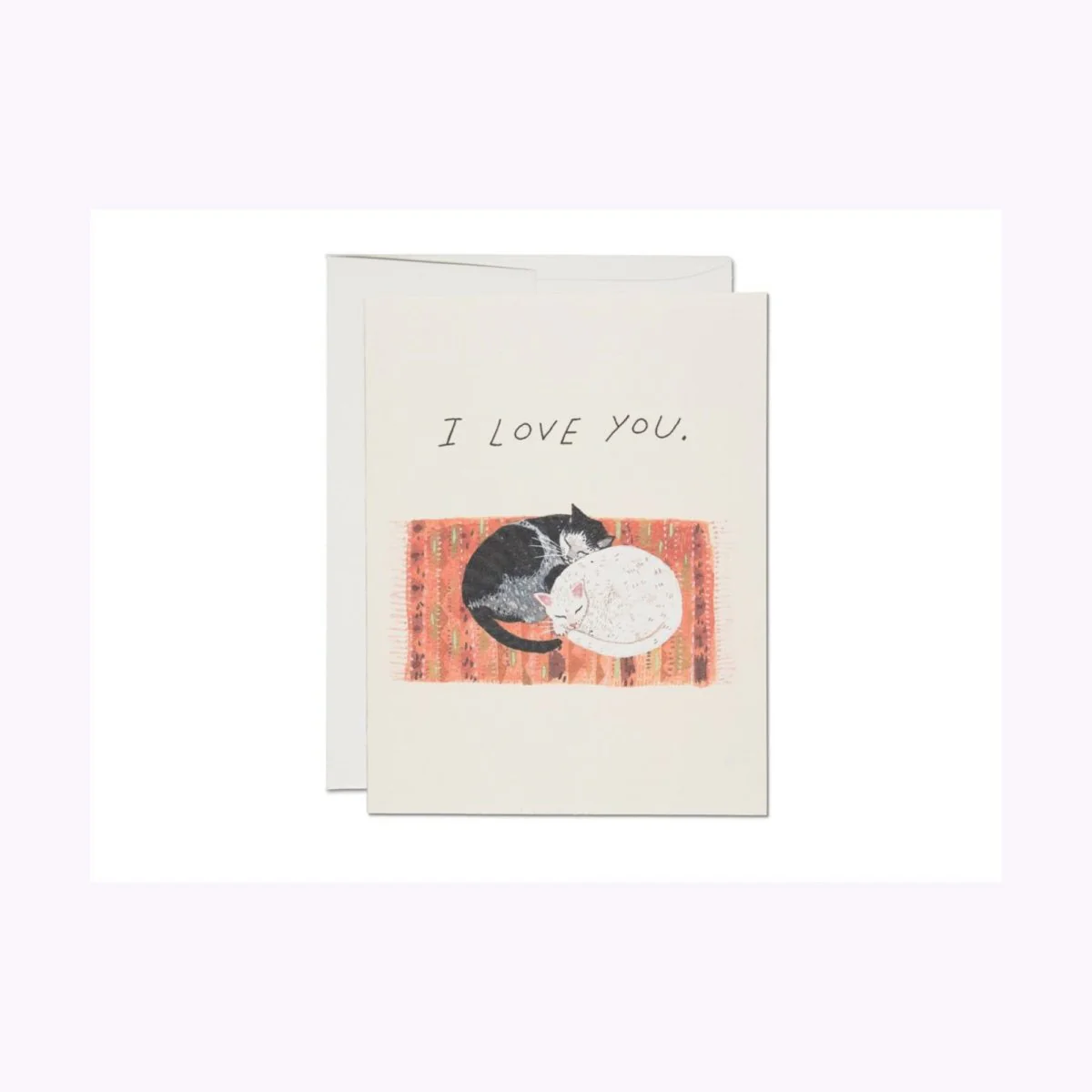 Carte de Souhaits Cat Cuddle Red Cap Cards - Image 2