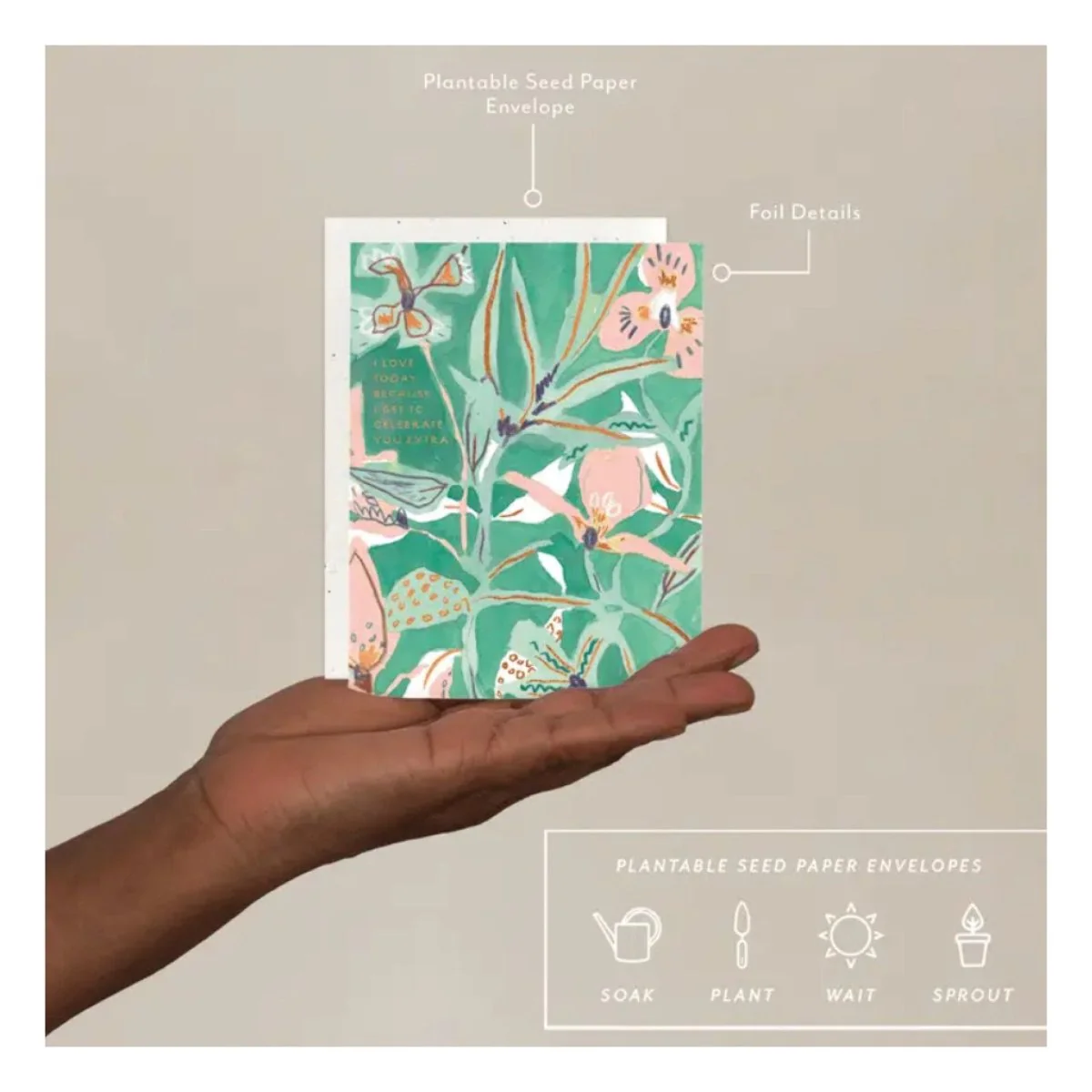 Carte de Souhaits Celebrate You Seedlings - Image 3