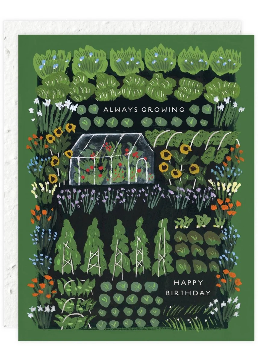 Carte de Souhaits Garden Greenhouse Seedlings