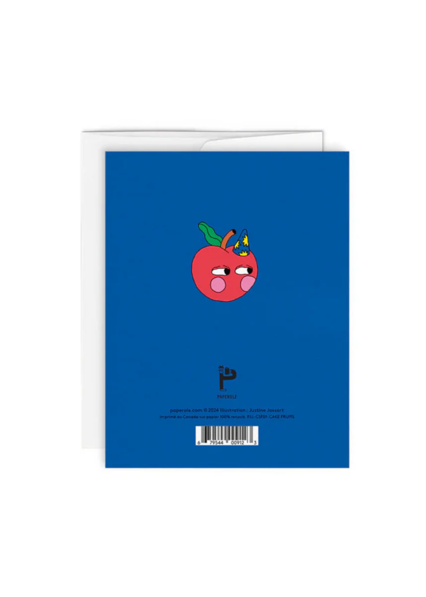 Carte de Souhaits Gâteau aux Fruits Paperole - Image 2