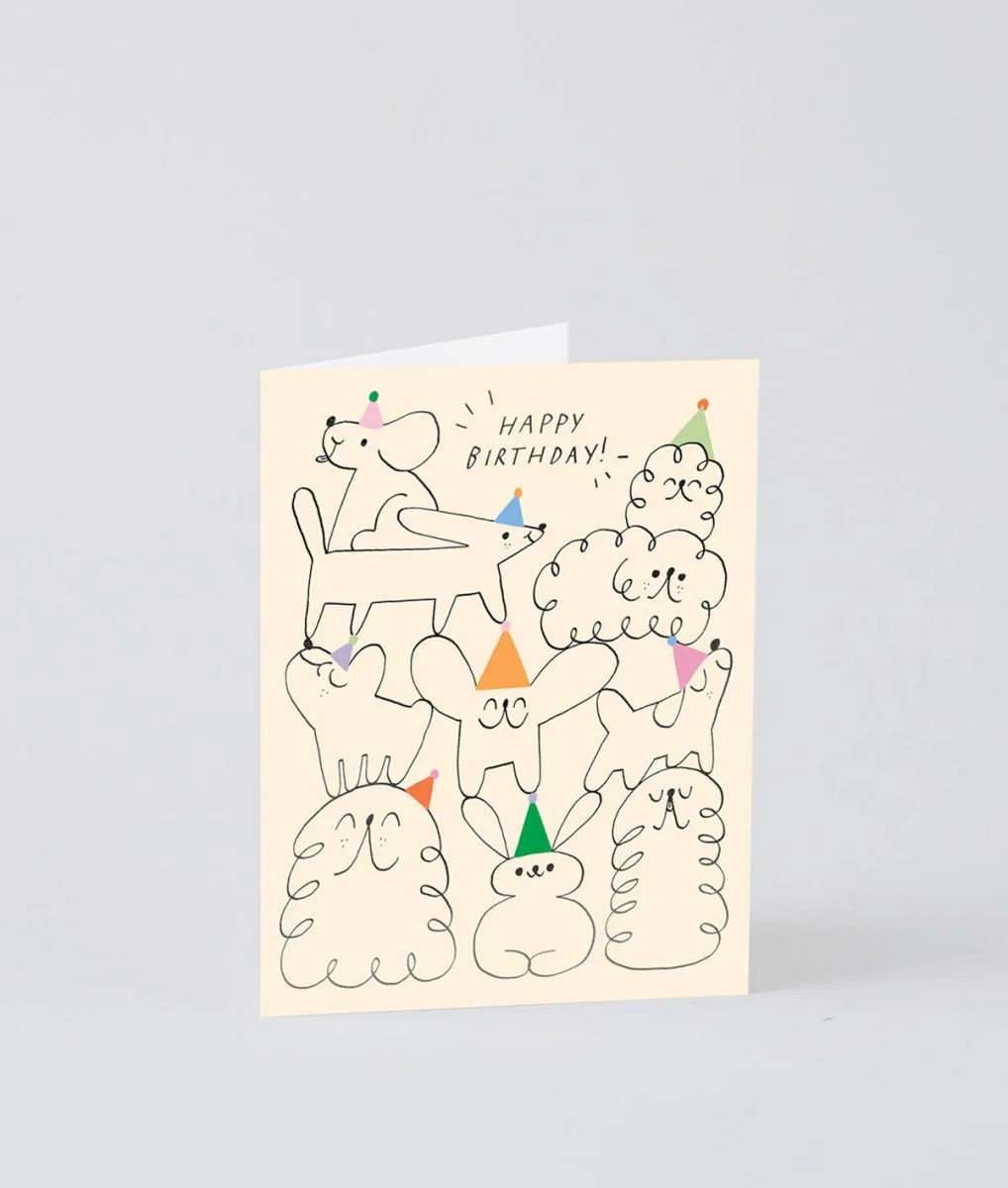 Carte de souhaits Happy Birthday Animal Stack WRAP - Image 2