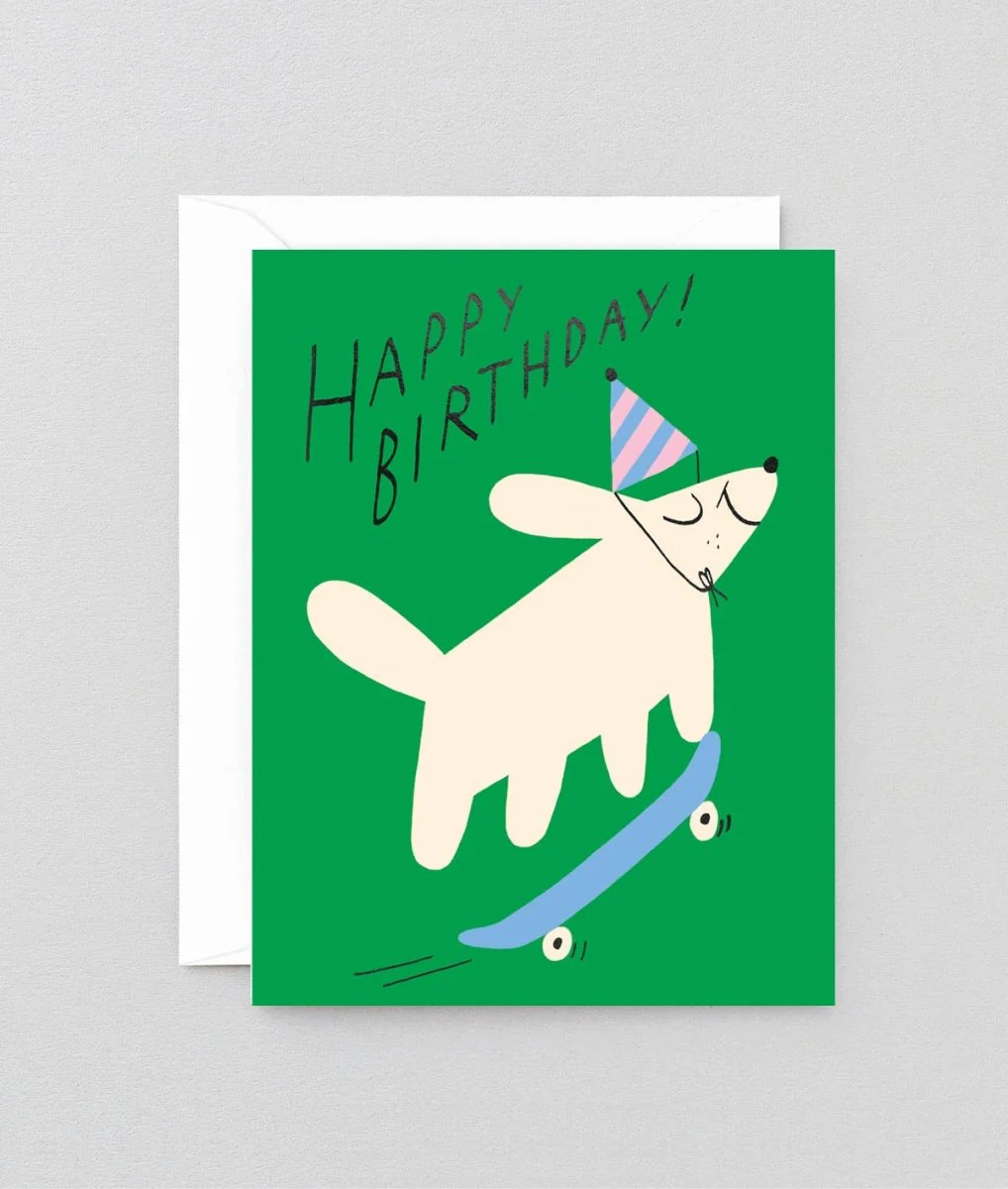 Carte de Souhaits Happy Birthday Skateboard WRAP