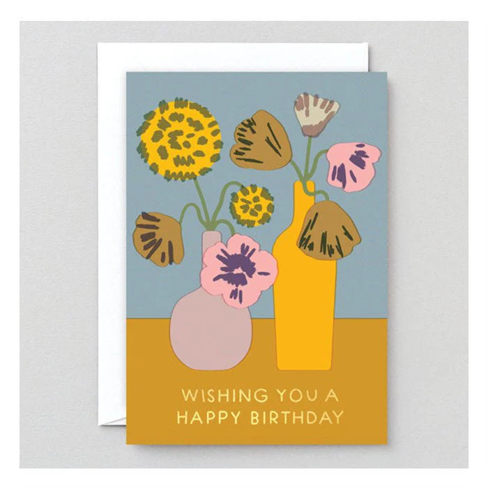 Carte de Souhaits HB Flowers in Vase WRAP - Image 2