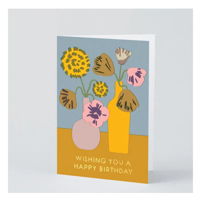 Carte de Souhaits HB Flowers in Vase WRAP - Image 3