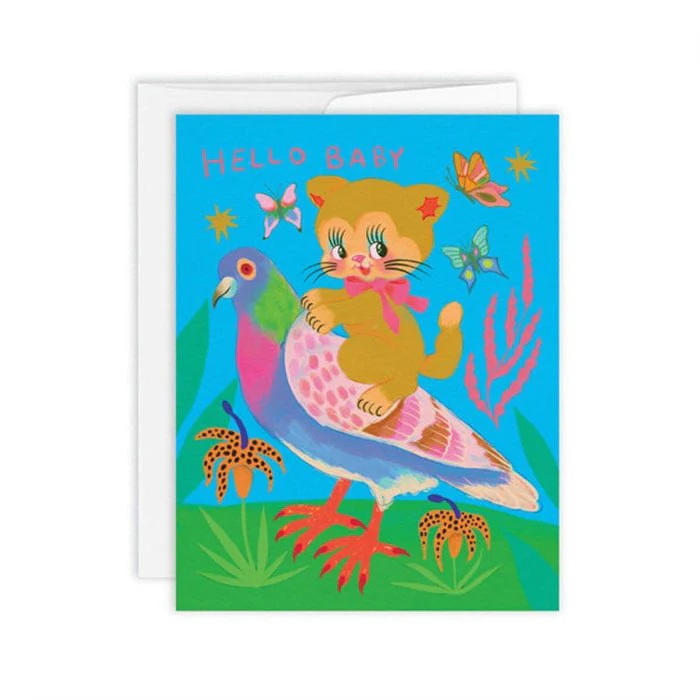 Carte de Souhaits Hello Baby Paperole - Image 3