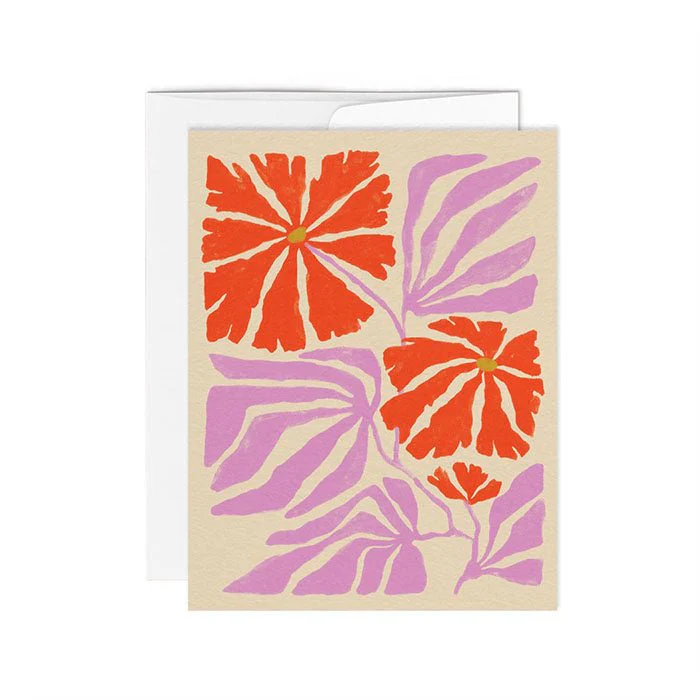 Carte de Souhaits Jardin Anglais Paperole