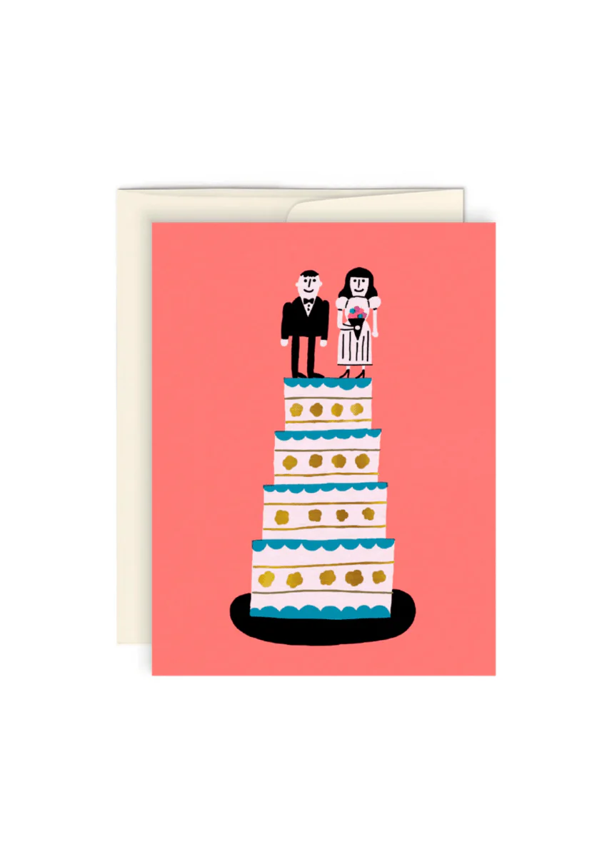 Carte de Souhaits Mariage H+F Paperole