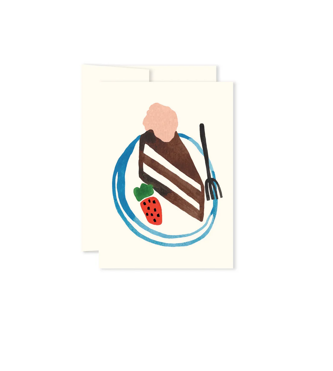 Carte de Souhaits Mini Cake Paperole