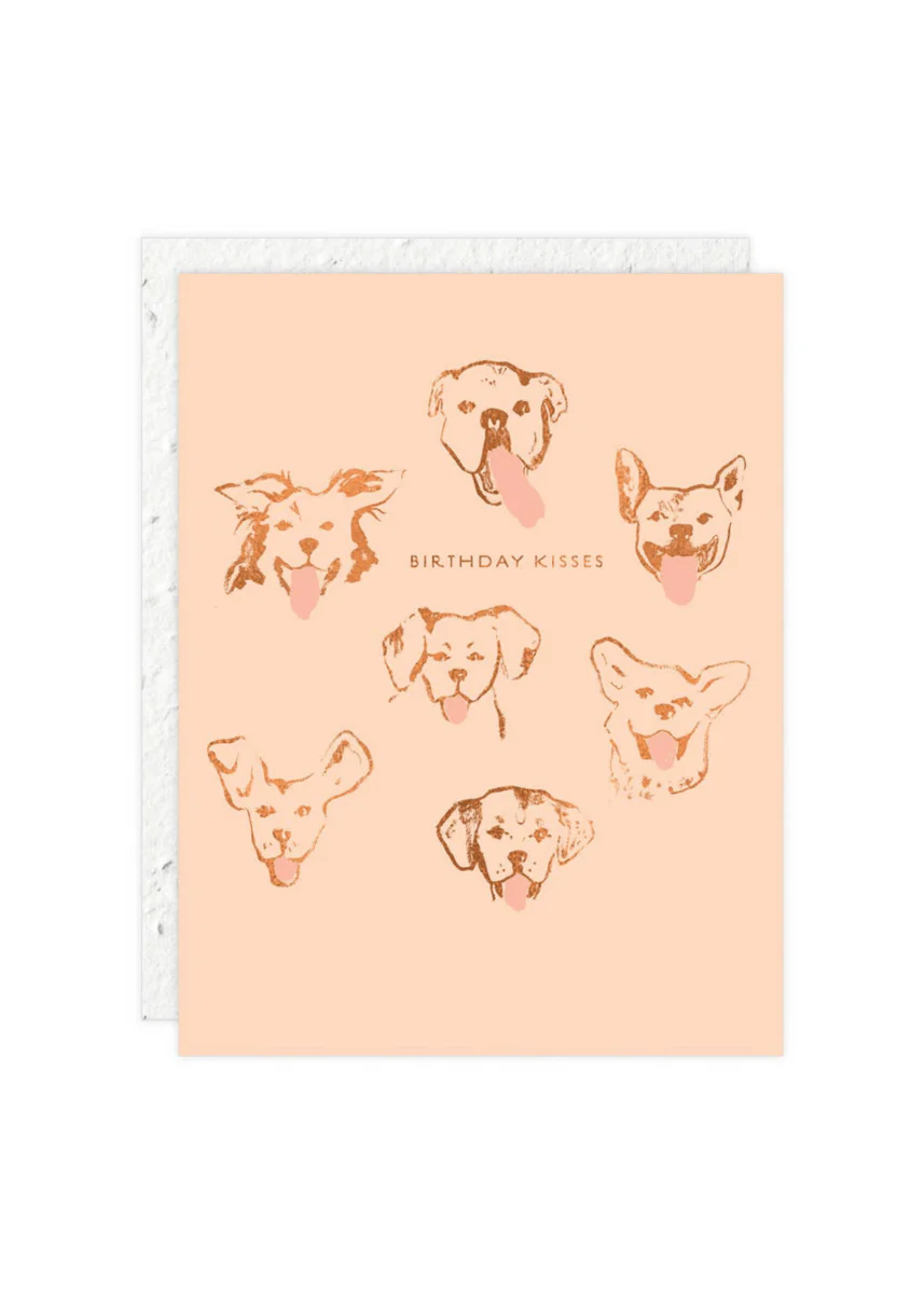 Carte de Souhaits Mini Dog Kisses Seedlings
