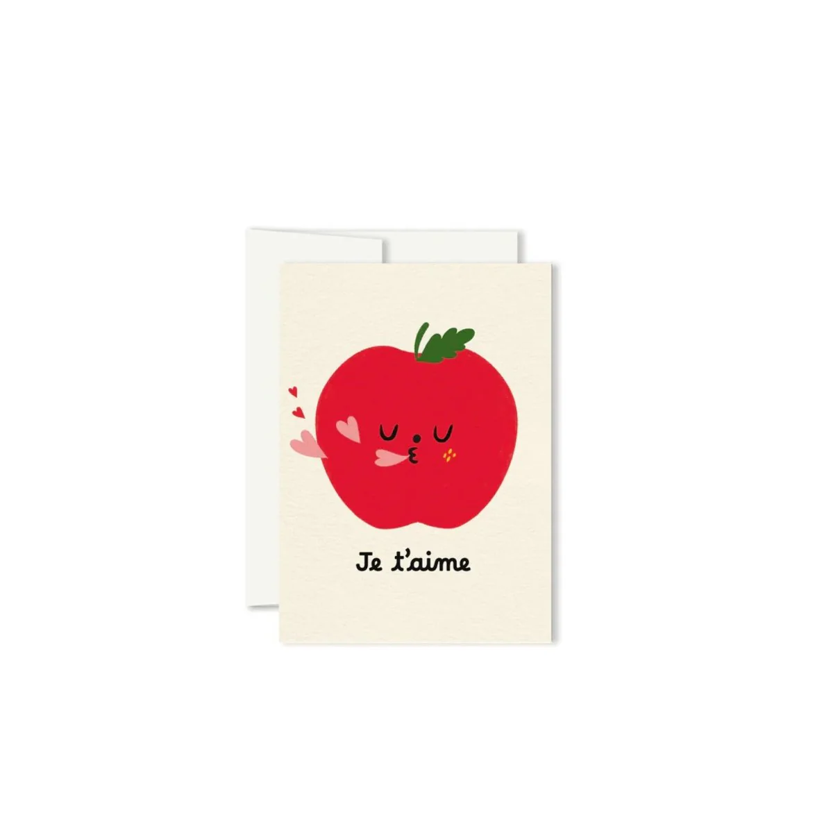 Carte de Souhaits Mini Pomme d'Amour Paperole - Image 3