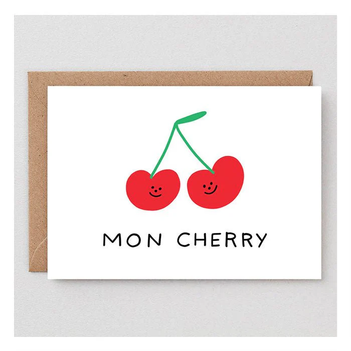Carte de souhaits Mon Cherry WRAP - Image 2