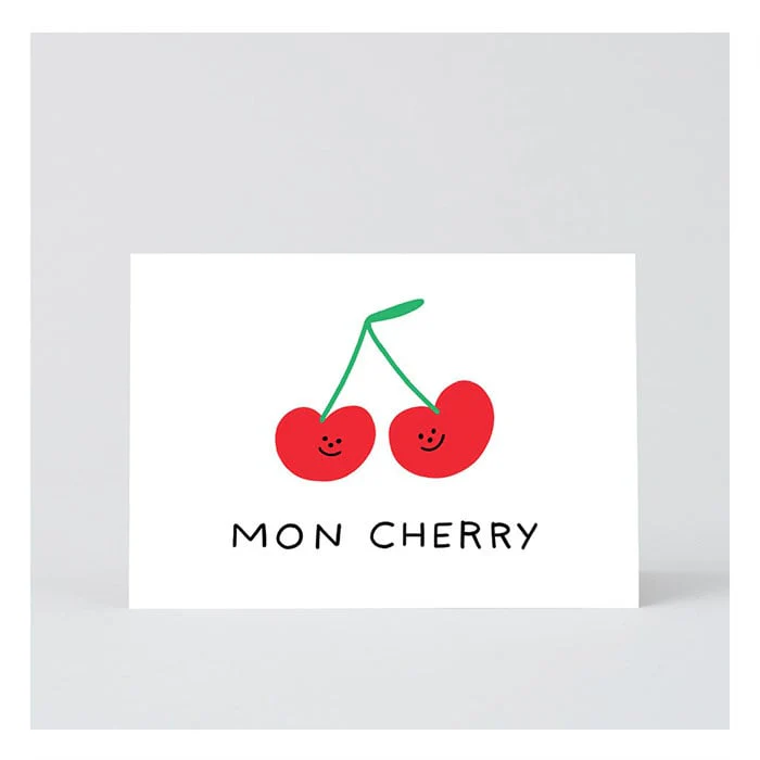 Carte de souhaits Mon Cherry WRAP - Image 3