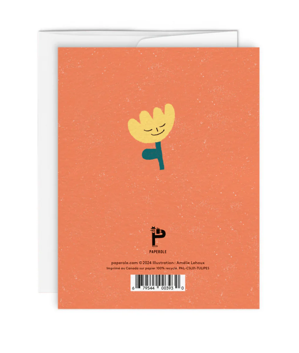 Carte de souhaits Tulipes Paperole - Image 3