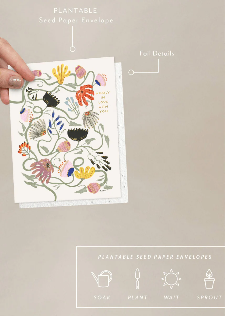 Carte de Souhaits Widly In Love Seedlings - Image 2