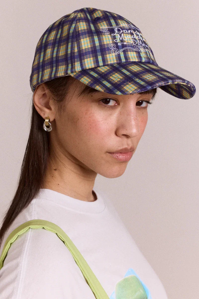 Casquette Tomboy Check Damson Madder