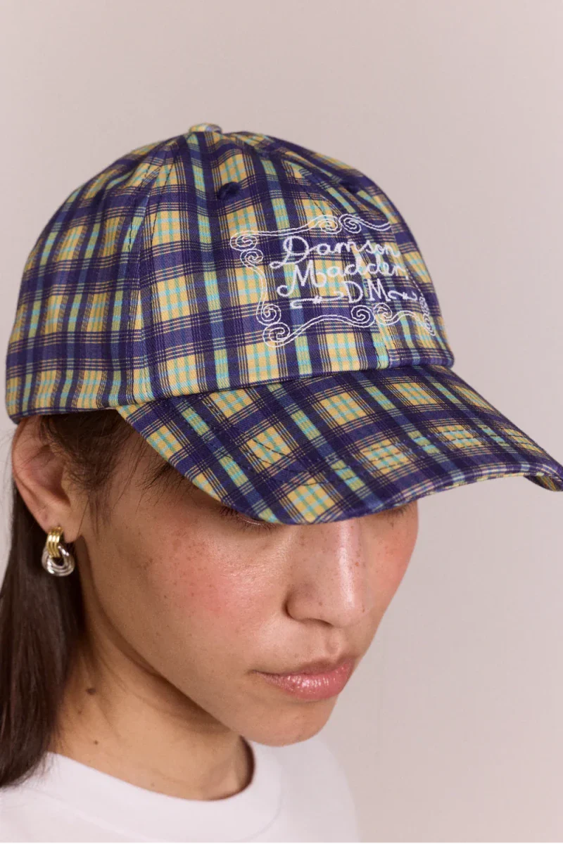 Casquette Tomboy Check Damson Madder - Image 4