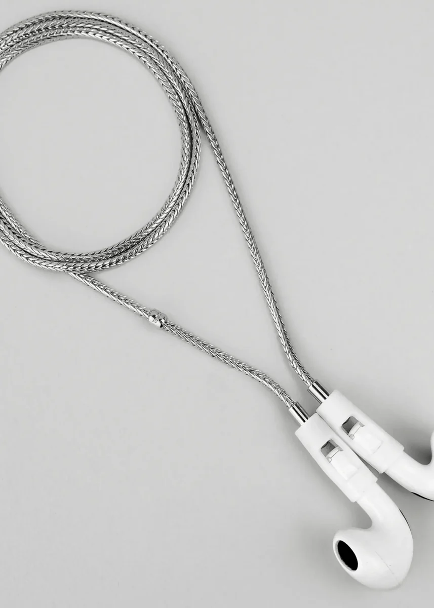 Chaîne Airpods Foxtail Argent Tapper