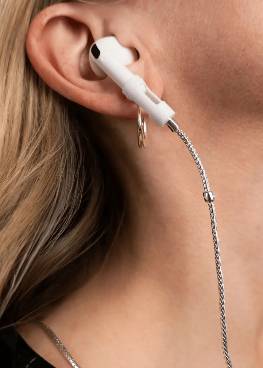 Chaîne Airpods Foxtail Argent Tapper - Image 3