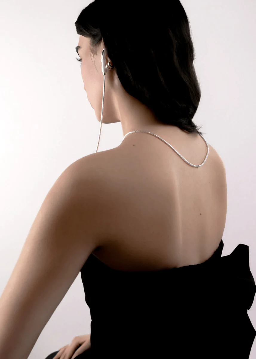Chaîne Airpods Foxtail Argent Tapper - Image 4