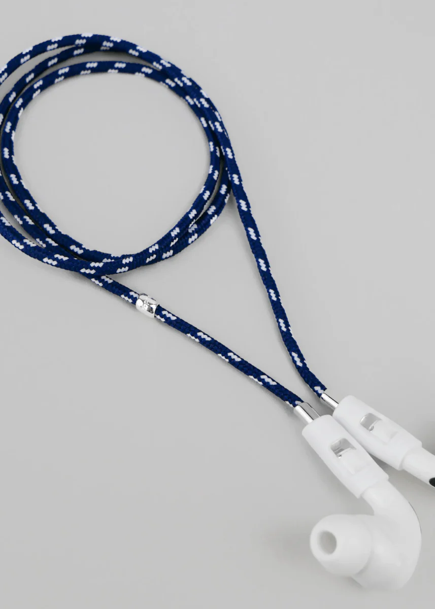Chaîne Airpods Nylon Bleue Tapper