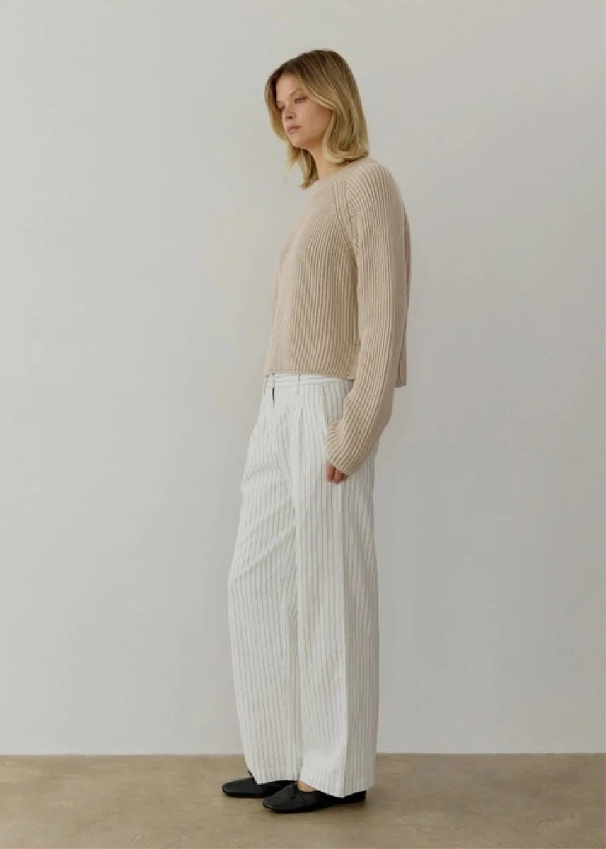 Chandail Devin All Row Beige SOLDE - Vente finale - Image 3