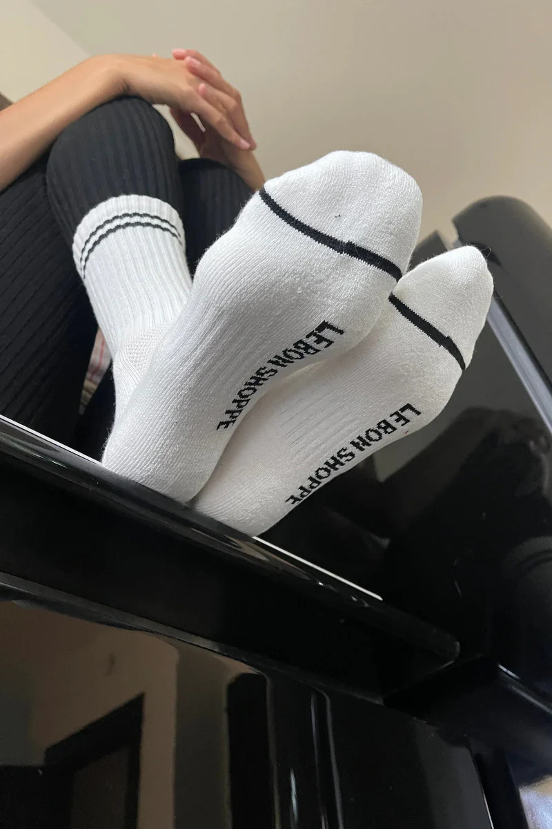 Chaussette Boyfriend Le Bon Shoppe Classic White - Image 3