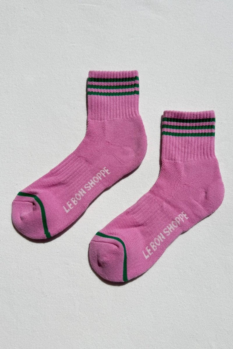 Chaussette Girlfriend Rose Pink Le Bon Shoppe