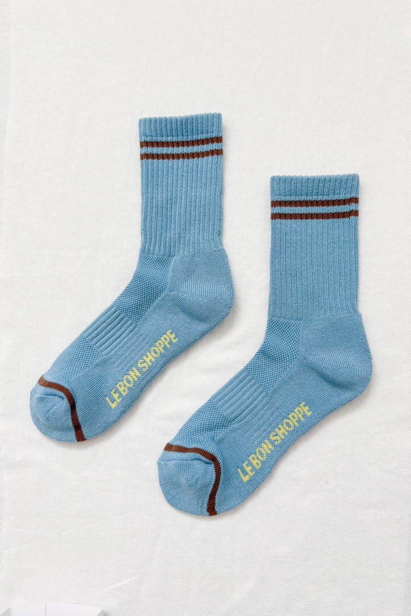 Chaussettes Boyfriend Le Bon Shoppe Powder Blue - Image 2