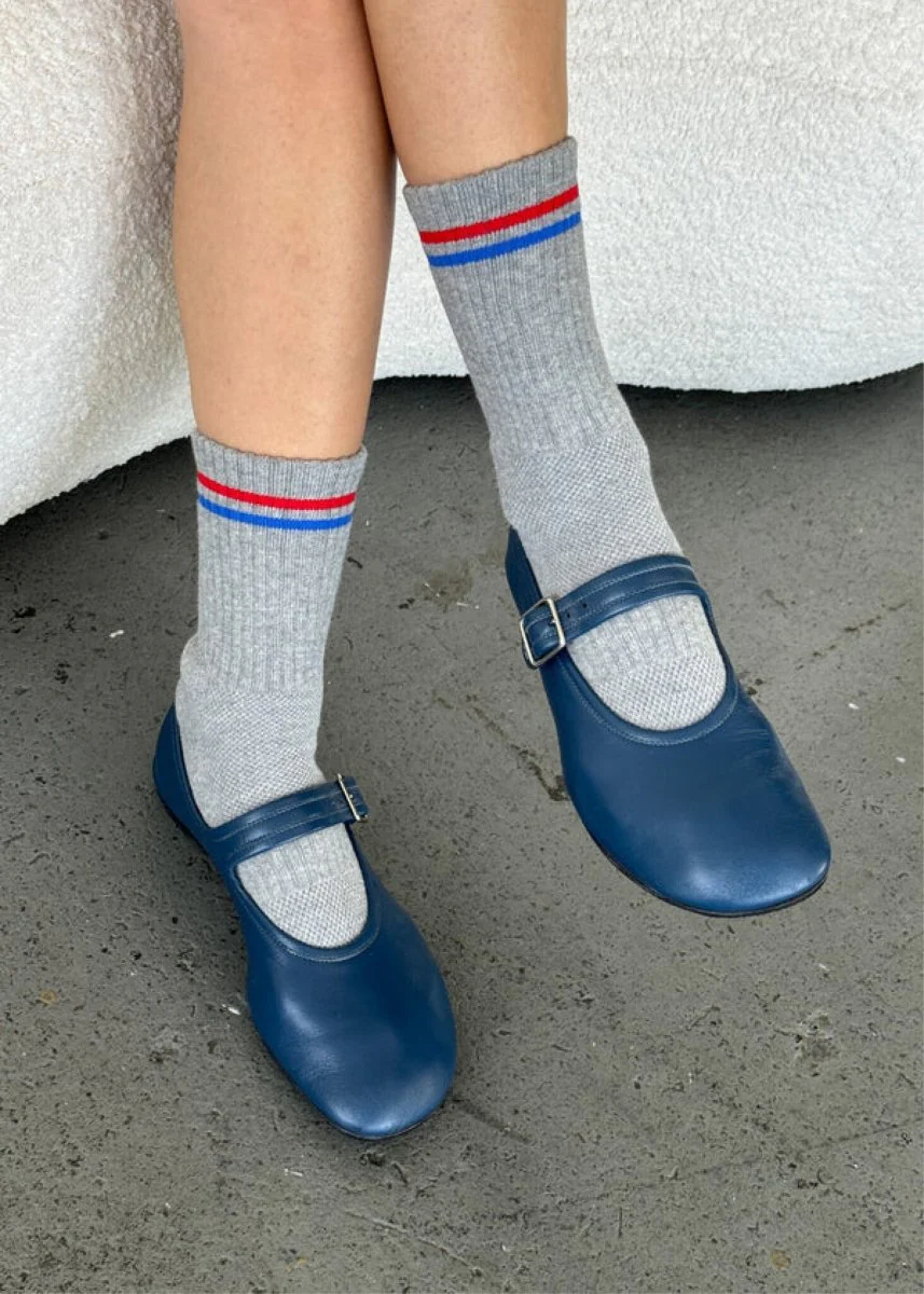 Chaussettes Boyfriend Le Bon Shoppe True Grey - Image 3