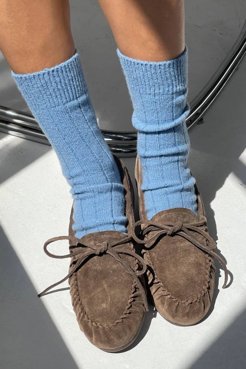 Chaussettes Classique Cachemire Le Bon Shoppe Bluebell - Image 3