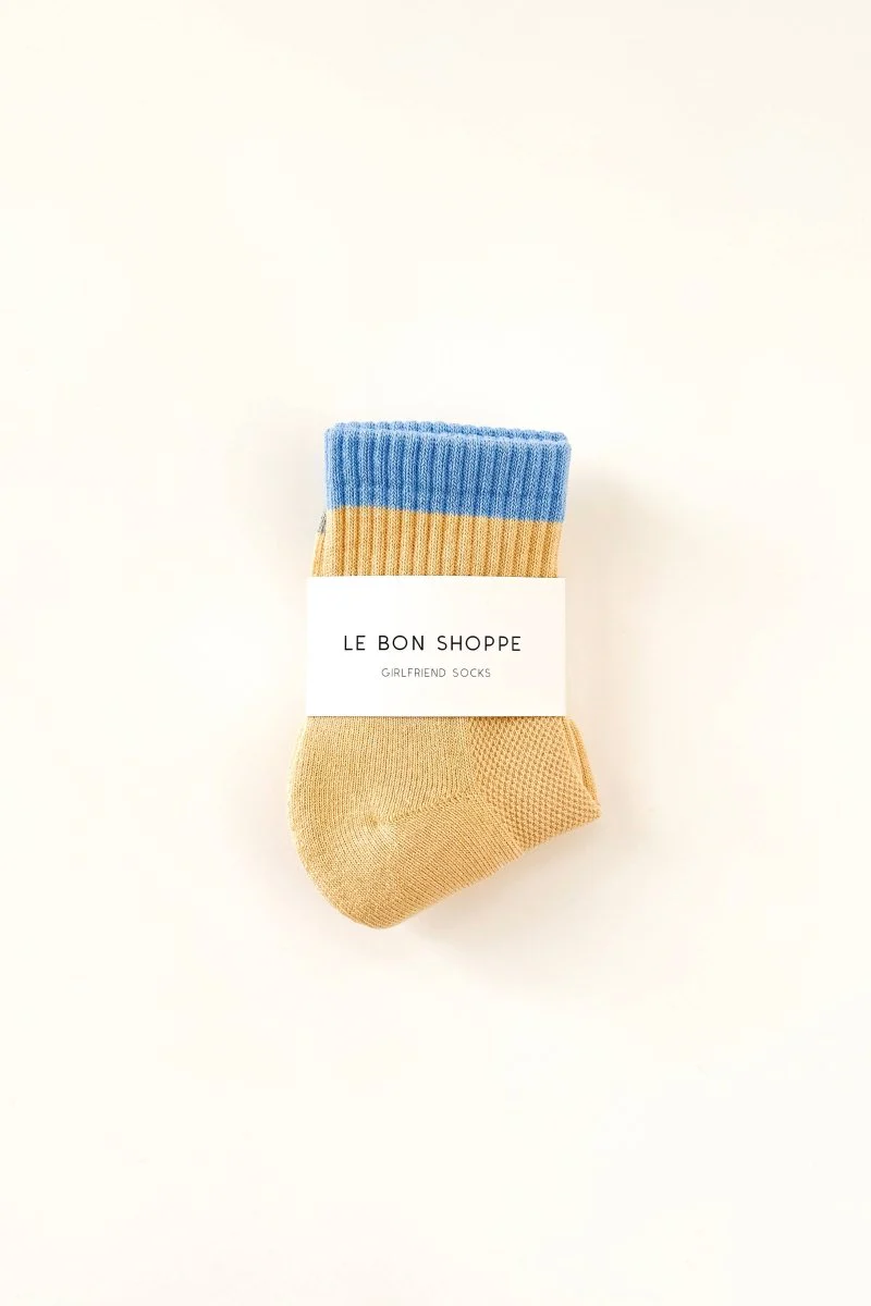 Chaussettes Color Block Girlfriend Jaune et Bleu Le Bon Shoppe - Image 4