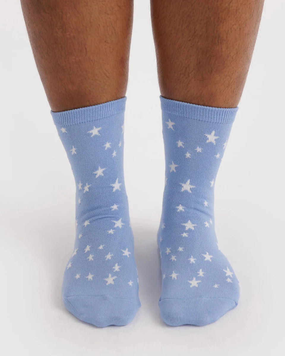 Chaussettes Crew Baggu Blue Star - Image 2