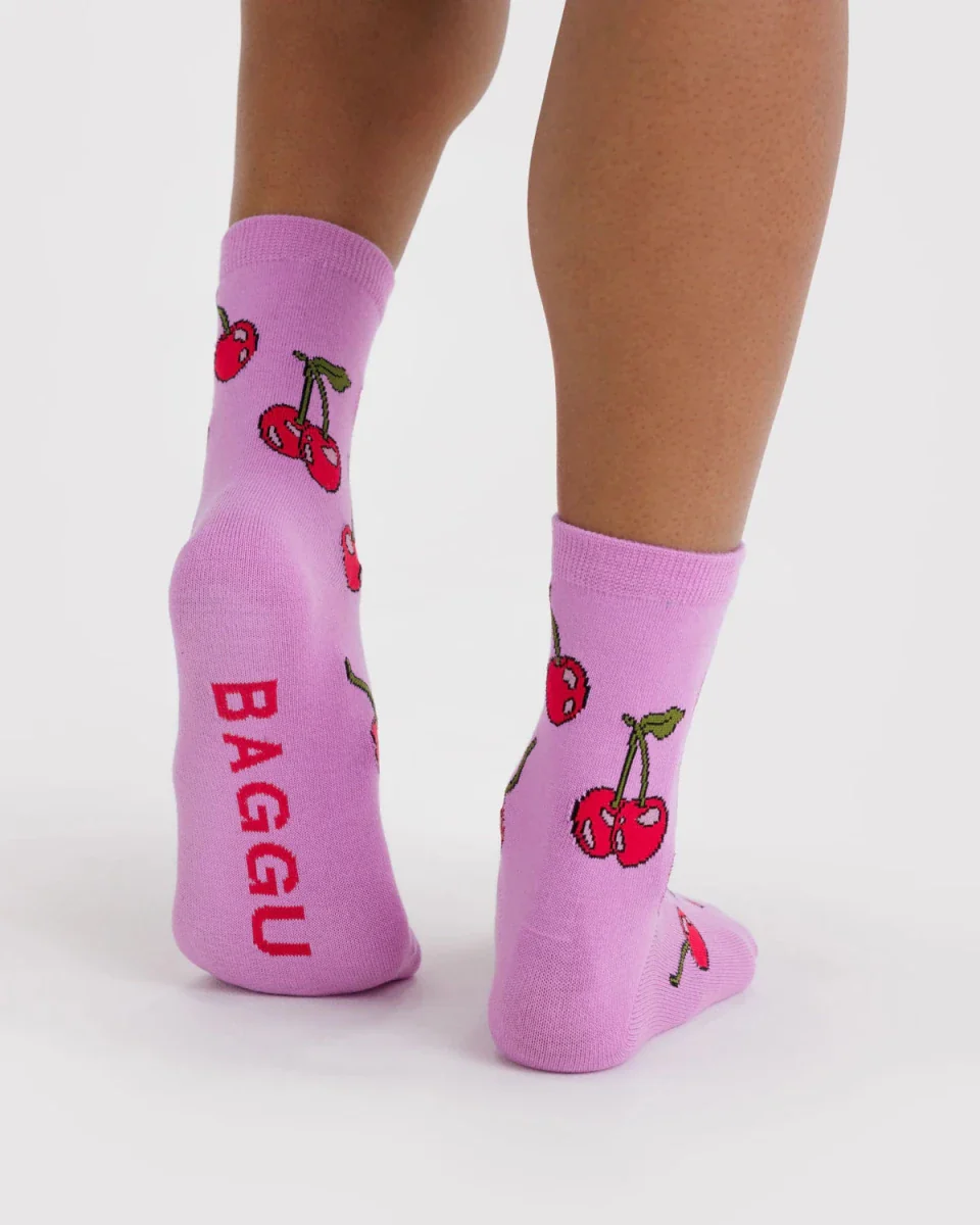 Chaussettes Crew Baggu Cherries - Image 3