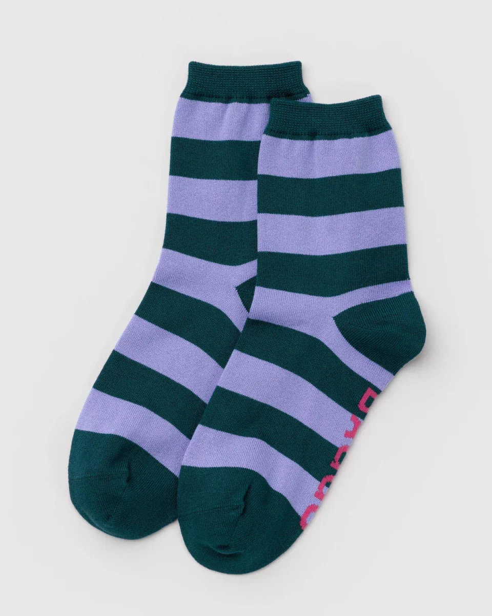 Chaussettes Crew Baggu Malachite Stripe