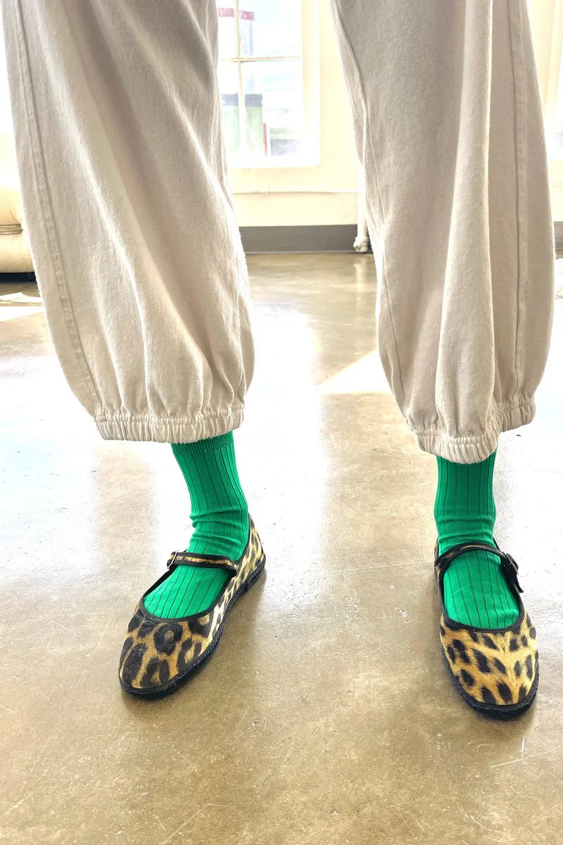 Chaussettes Her Le Bon Shoppe Kelly Green - Image 3