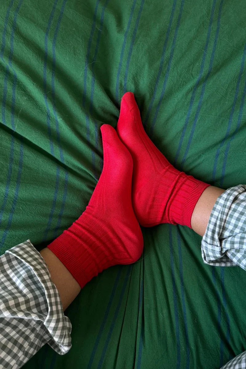 Chaussettes Her Le Bon Shoppe Classic Red - Image 3