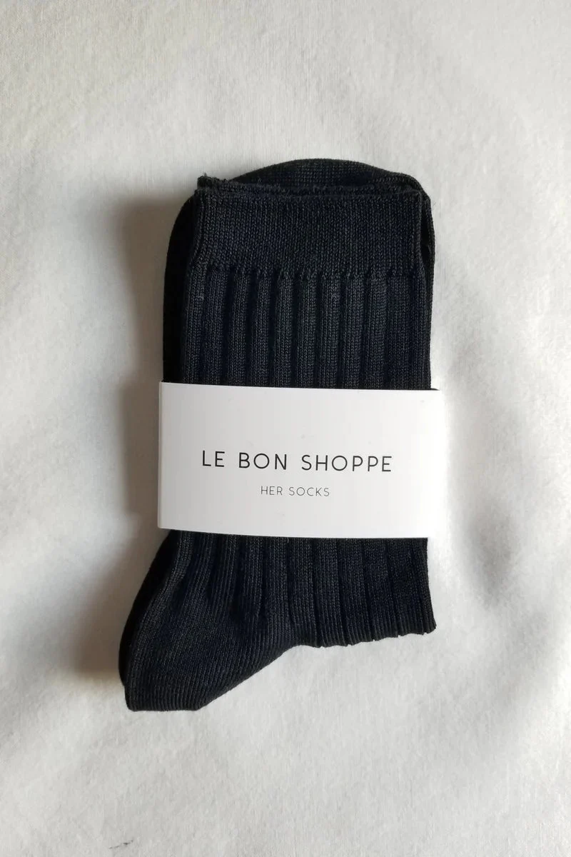 Chaussettes Her Le Bon Shoppe True Black - Image 2