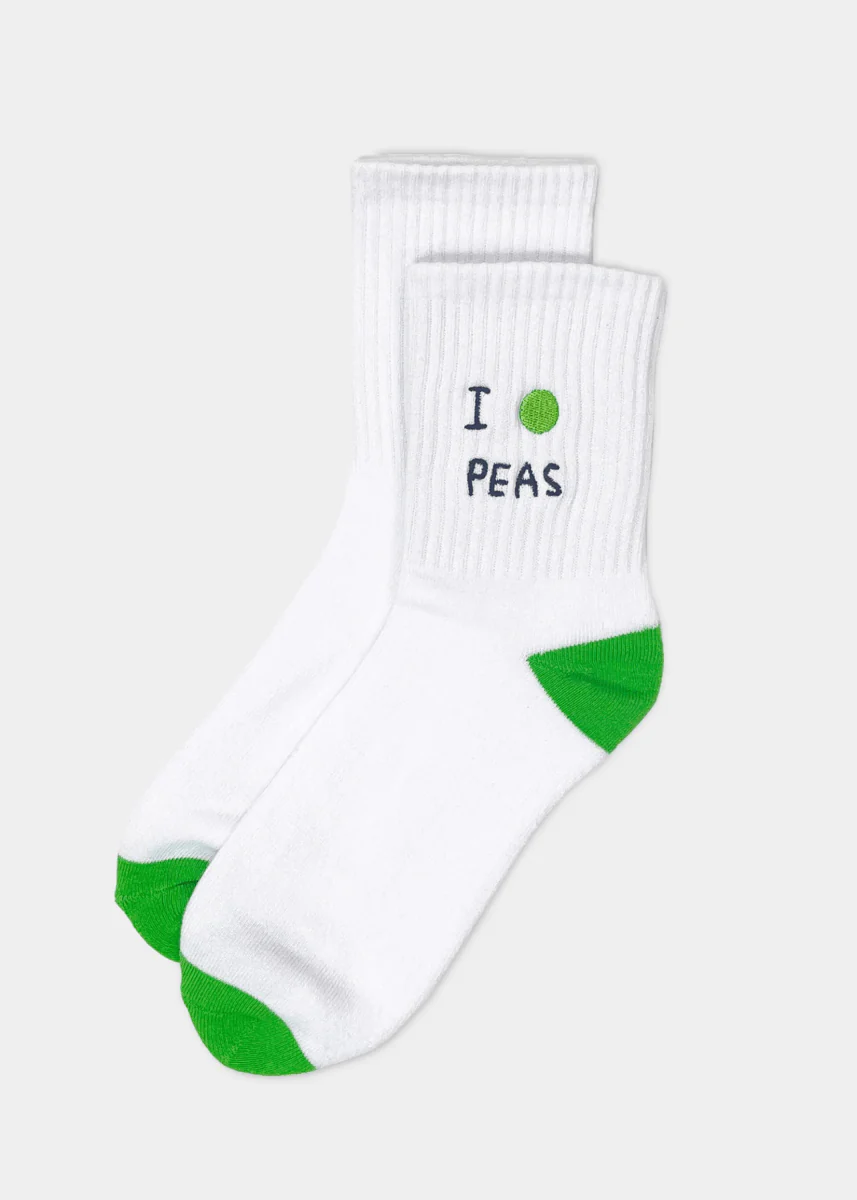 Chaussettes I Pea Peas D.Shrigley - Image 2