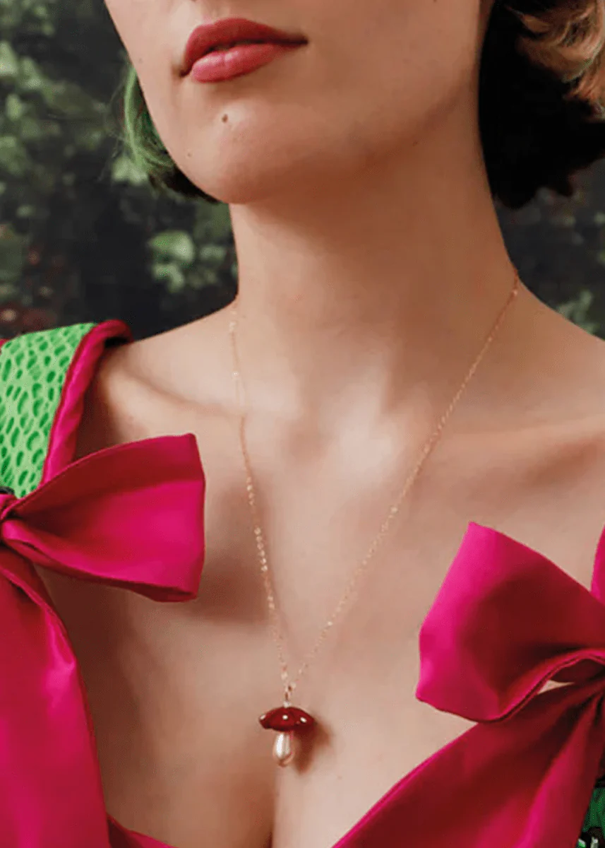Collier Champignon Wolf & Moon - Vente finale aucun retour ou échange - Image 3